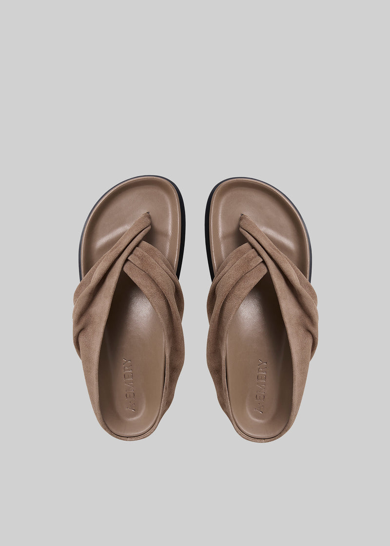 A.Emery Shaw Sandals - Caribou Suede