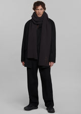 Colton Wool Scarf - Dark Plum