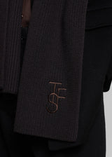 Colton Wool Scarf - Dark Plum