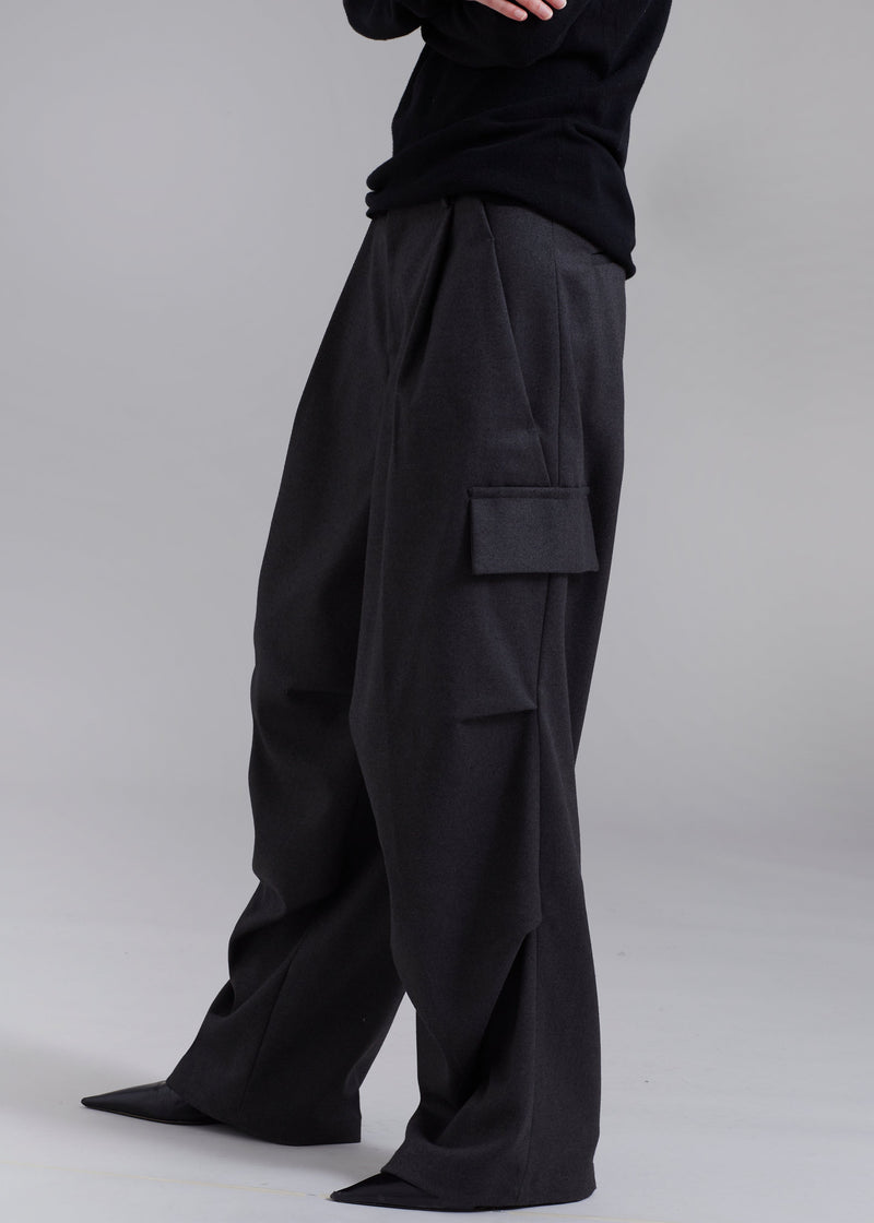 Flint Cargo Pants - Grey