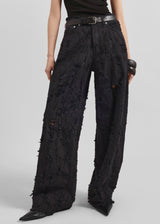 Haikure Bethany-Bull Destroy Pants - Black