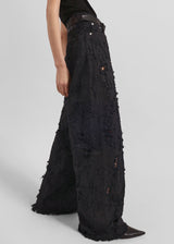 Haikure Bethany-Bull Destroy Pants - Black