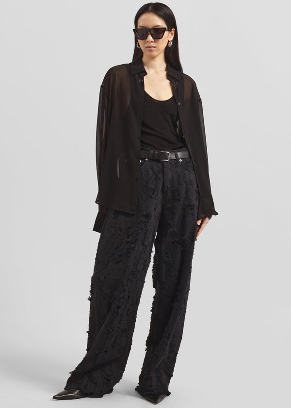 Haikure Bethany-Bull Destroy Pants - Black