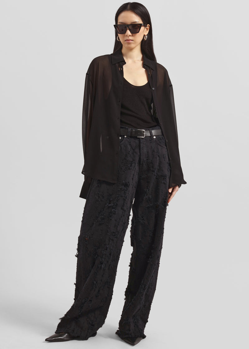 Haikure Bethany-Bull Destroy Pants - Black