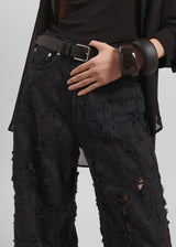 Haikure Bethany-Bull Destroy Pants - Black