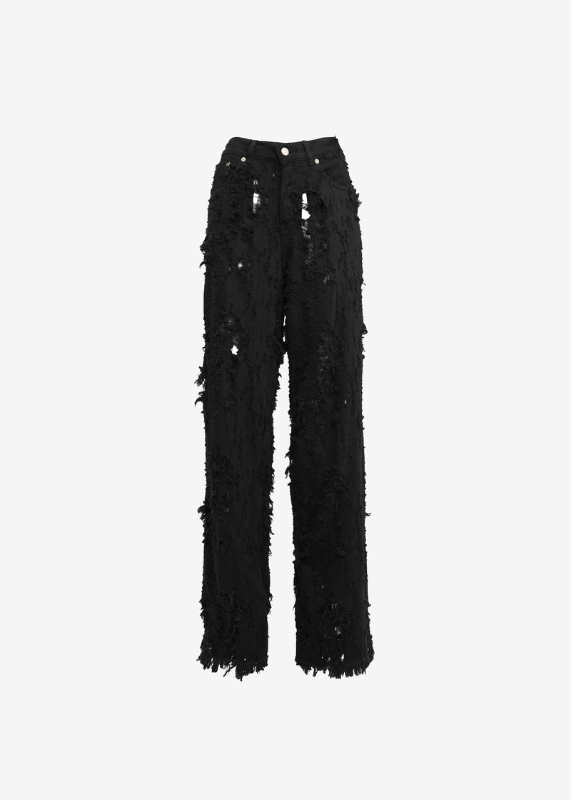 Haikure Bethany-Bull Destroy Pants - Black
