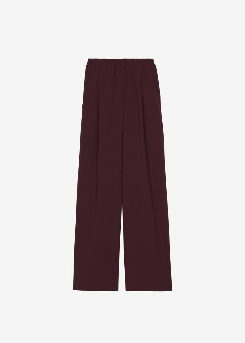 Neva Wide Trousers - Burgundy