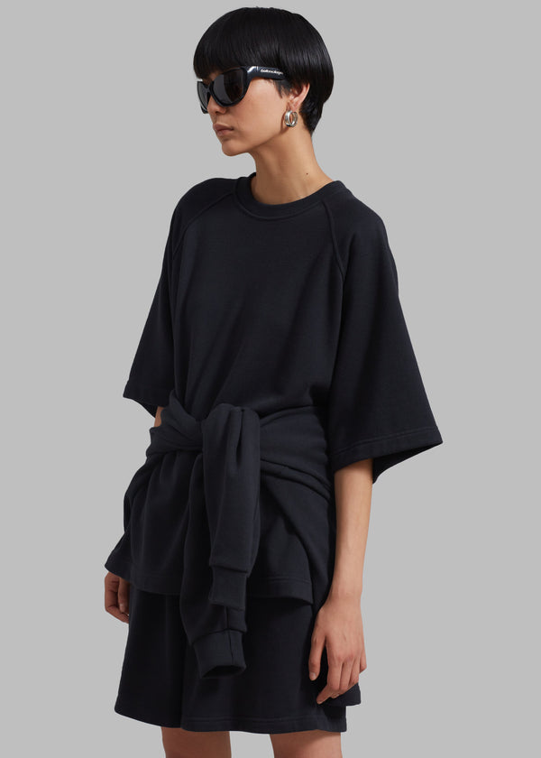 Newton Sweat Tee - Black